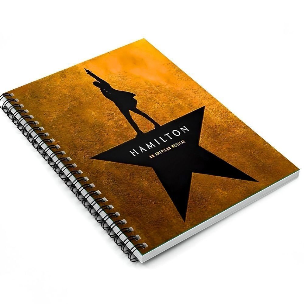 *30off3*Hamilton Notebook - Gift for Broadway Enthusiasts. Back to school gift.
